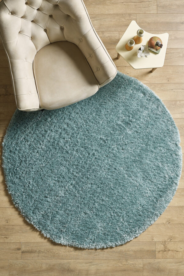 Modern Desenli Salon Halısı Peluş Halı Yıkanabilir Post Halı Mavi Halı Kaymaz Taban Halı Oval Halı