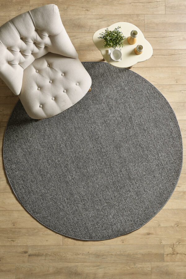 Modern Desenli Cool Halı Sisal Halı Bukleli Halı Gri Halı Düz Renk Halı Salon Halısı Yuvarlak