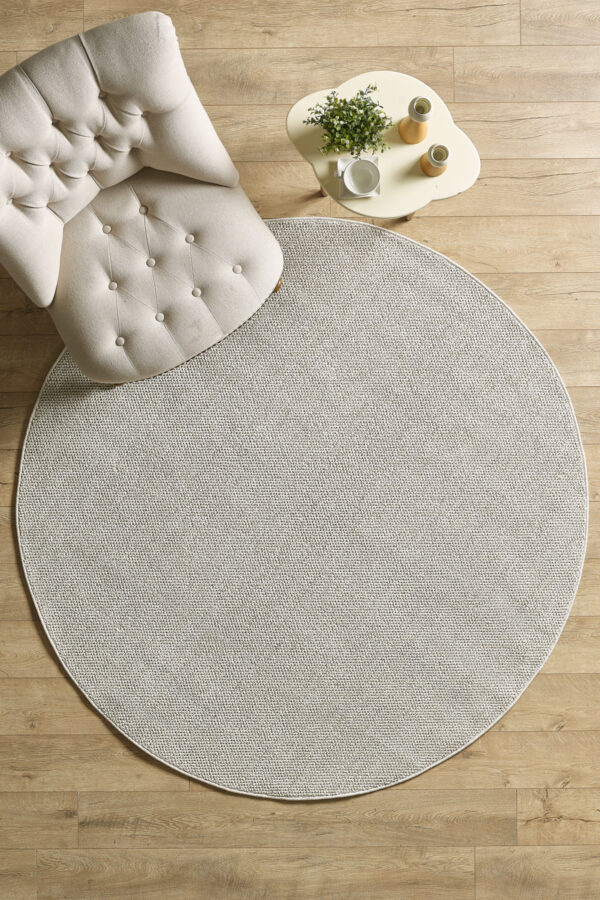 Modern Desenli Cool Halı Sisal Halı Bukleli Halı Krem Halı Düz Renk Halı Salon Halısı Yuvarlak
