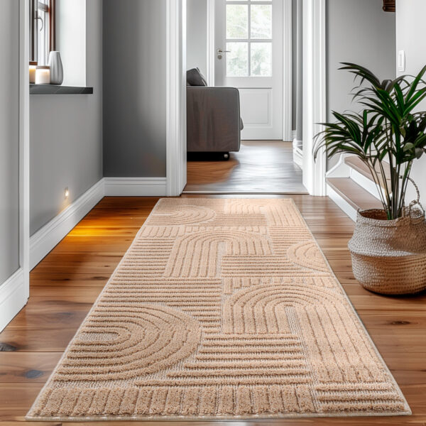 Modern Halı Cool Halı Pembe Halı Düz Renk Halı Salon Halısı Mutfak Halısı Yıkanabilir Halı Peluş - Görsel 4