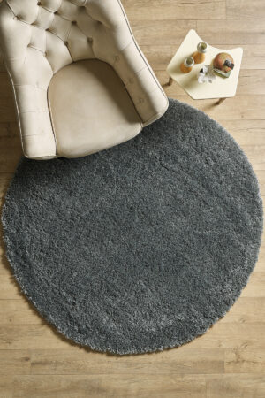 Modern Desenli Salon Halısı Peluş Halı Yıkanabilir Post Halı Açık Gri Halı Kaymaz Taban Halı Oval