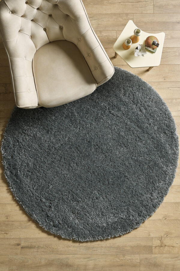 Modern Desenli Salon Halısı Peluş Halı Yıkanabilir Post Halı Açık Gri Halı Kaymaz Taban Halı Oval