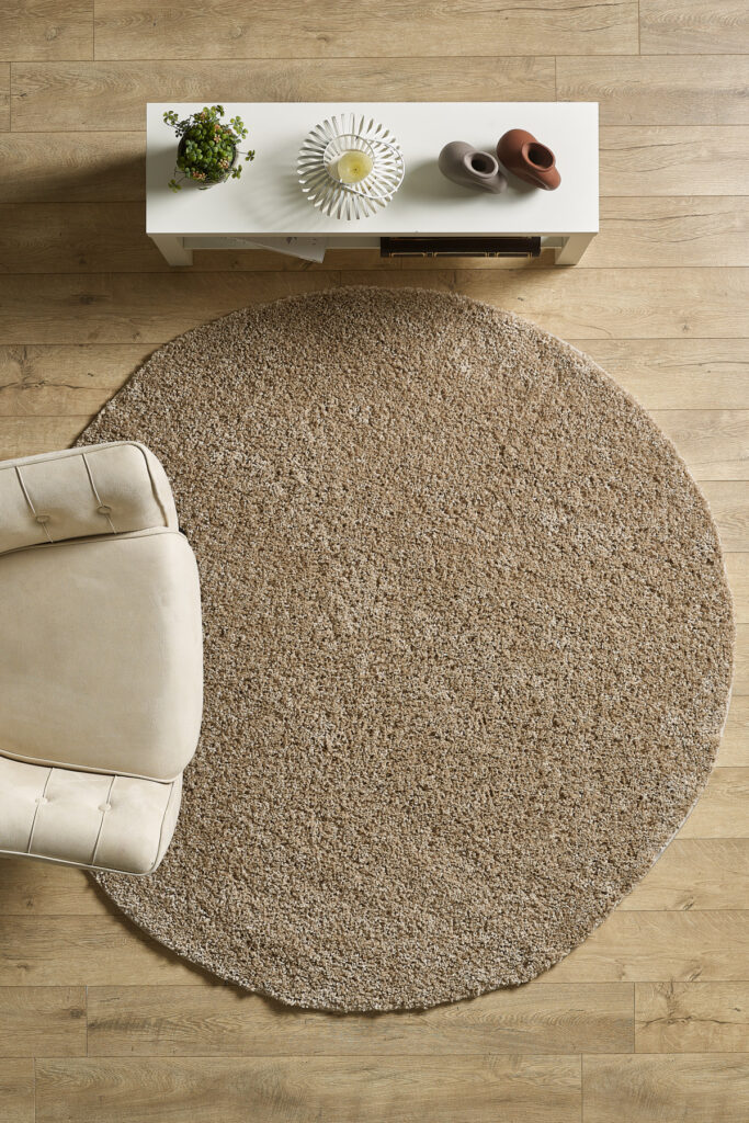 Modern Desensiz Bej Halı Salon Halısı Oturma Odası Halısı Çocuk Halısı Yumuşak Halı Yuvarlak Halı