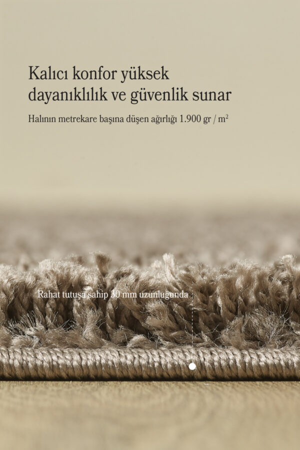 Modern Desensiz Halı Salon Halısı Oturma Odası Halısı Çocuk Halısı Yumuşak Halı Özel Kesim Halı - Görsel 4