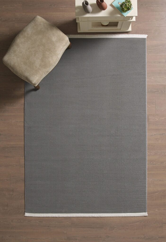 Modern Halı Özel Kesim Halı Kolay Temizlenebilir Halı Salon Halısı Mutfak Halısı Yolluk Gri Halı