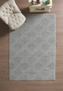 Modern Halı Özel Kesme Halı Salon Halısı Mutfak Halısı Yolluk Kolay Temizlenebilir Halı Gri Halı