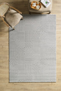 Modern Halı Salon Halısı Oturma Odası Halısı Yolluk Gri Halı Hav Toz Vermez Kolay Temizlenebilir