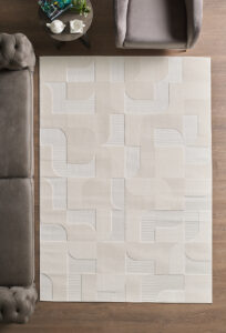 Modern Halı Yıkanabilir Halı Kaymaz Tabanlı Halı Salon Halısı Mutfak Halısı Sisal Krem Halı