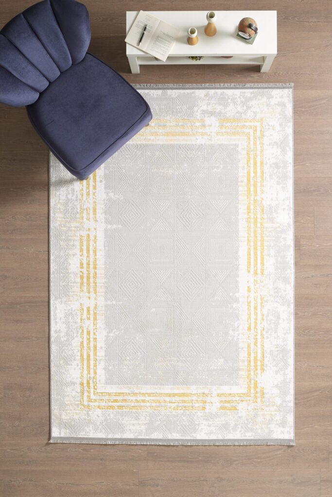 Salon Halısı Oturma Odası Halısı Mutfak Halısı Polyester Halı Gold Halı Modern Halı Yumuşak Halı